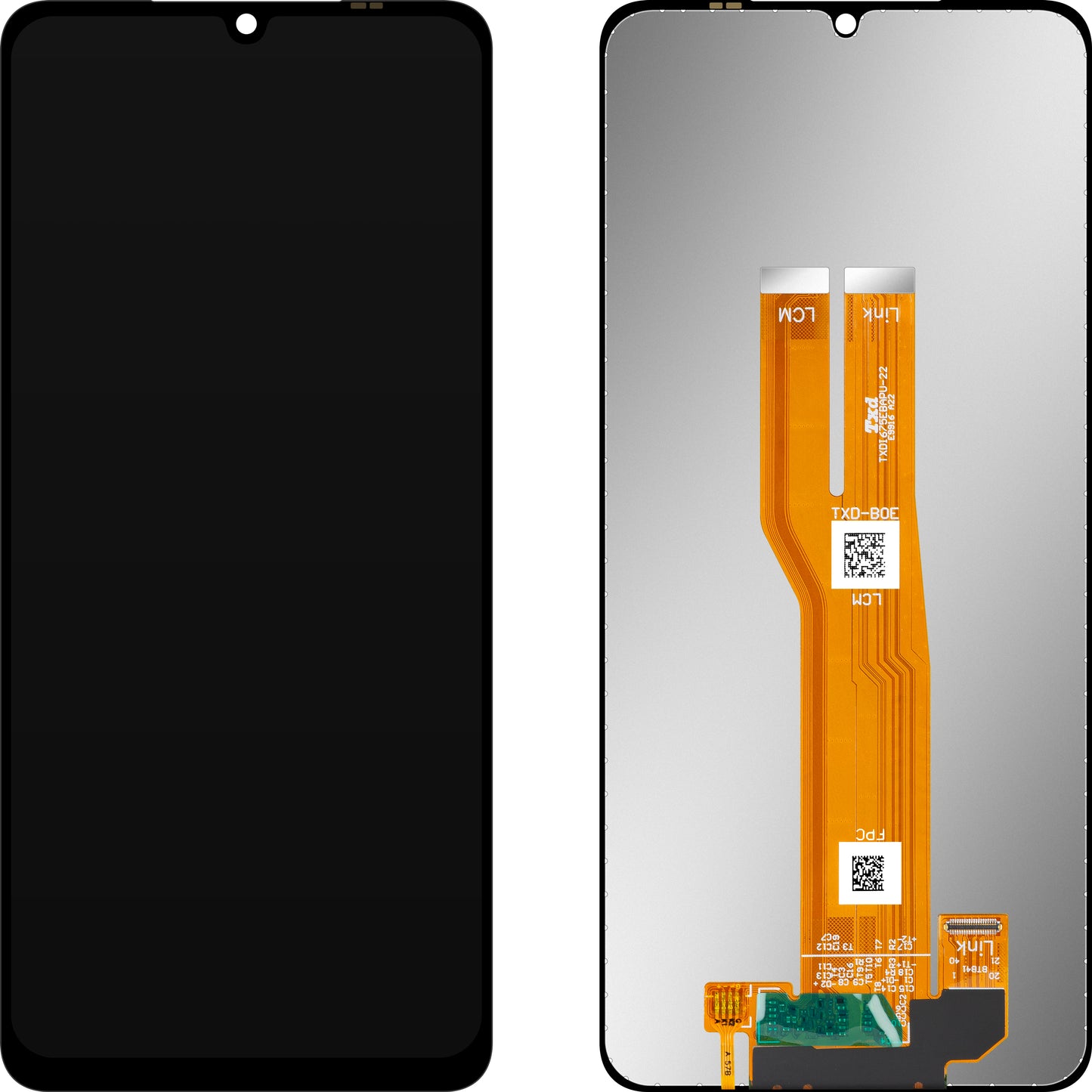 Écran avec Touchscreen MP compatible avec Samsung Galaxy A07 4G A075