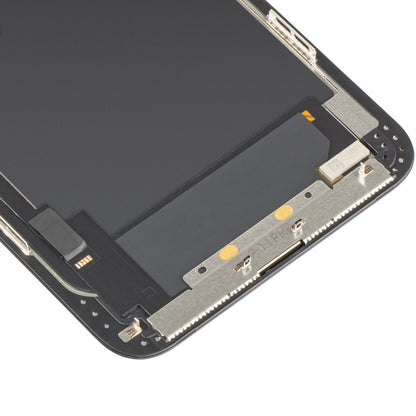 Écran tactile MP compatible avec Apple iPhone 11 Pro Max, avec cadre, version OLED FHD IC mobile, noir