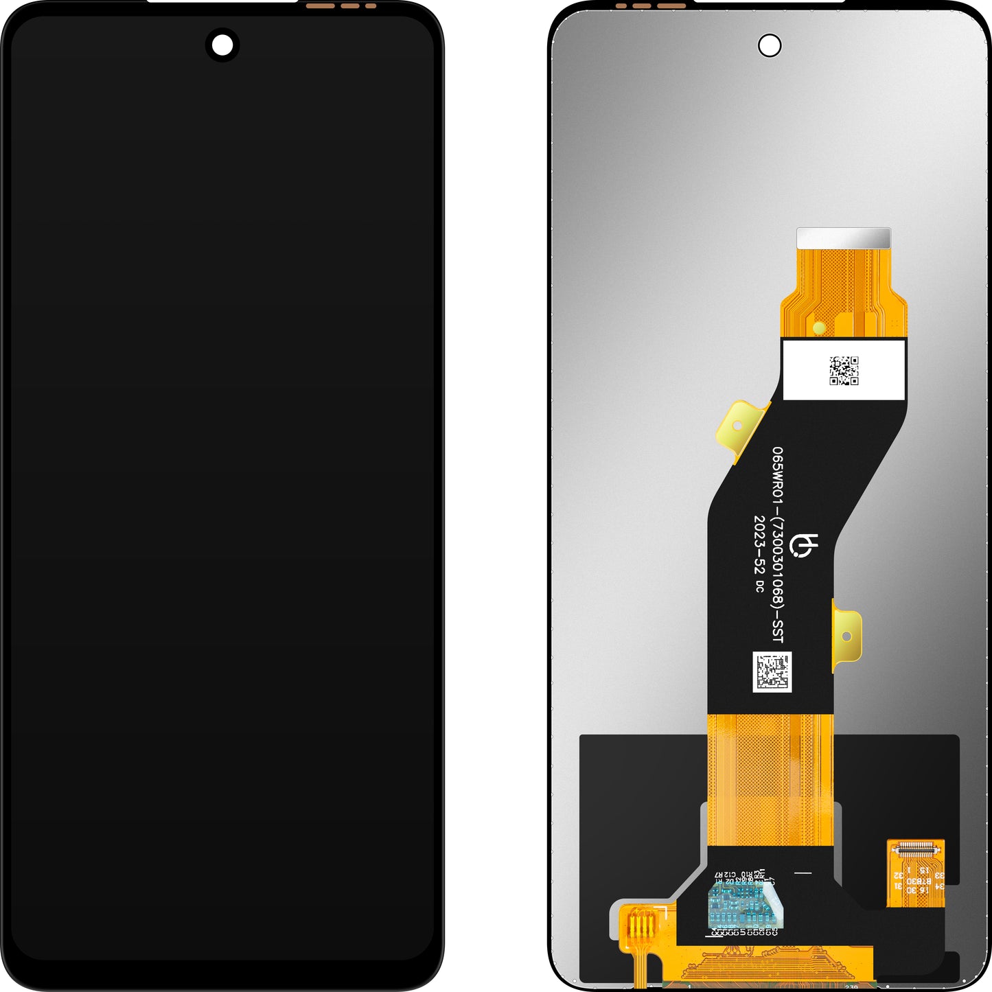 Écran avec Touchscreen MP compatible avec ZTE Blade A75 4G