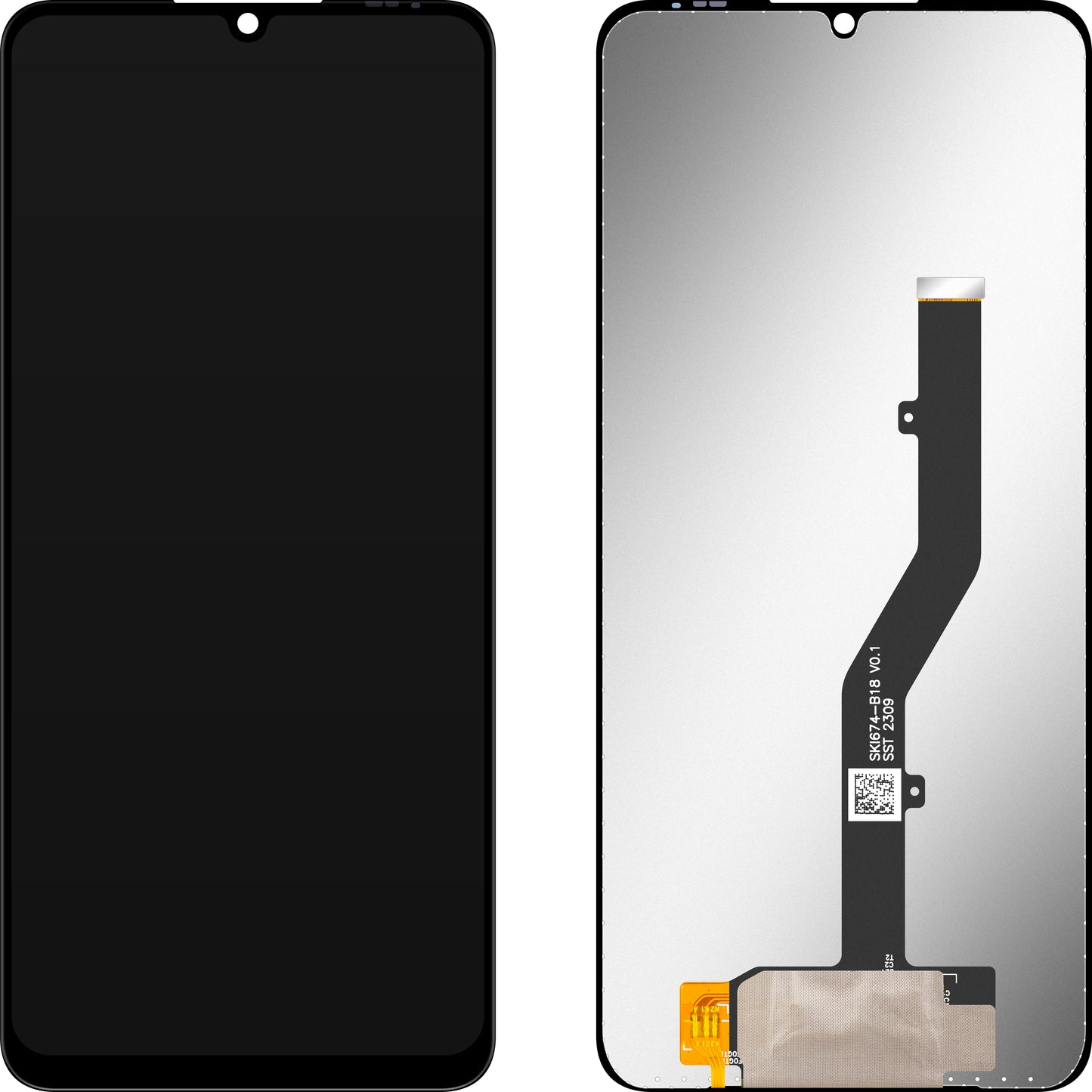 Écran avec Touchscreen MP compatible avec ZTE Blade A72 / A72s / V40 Vita