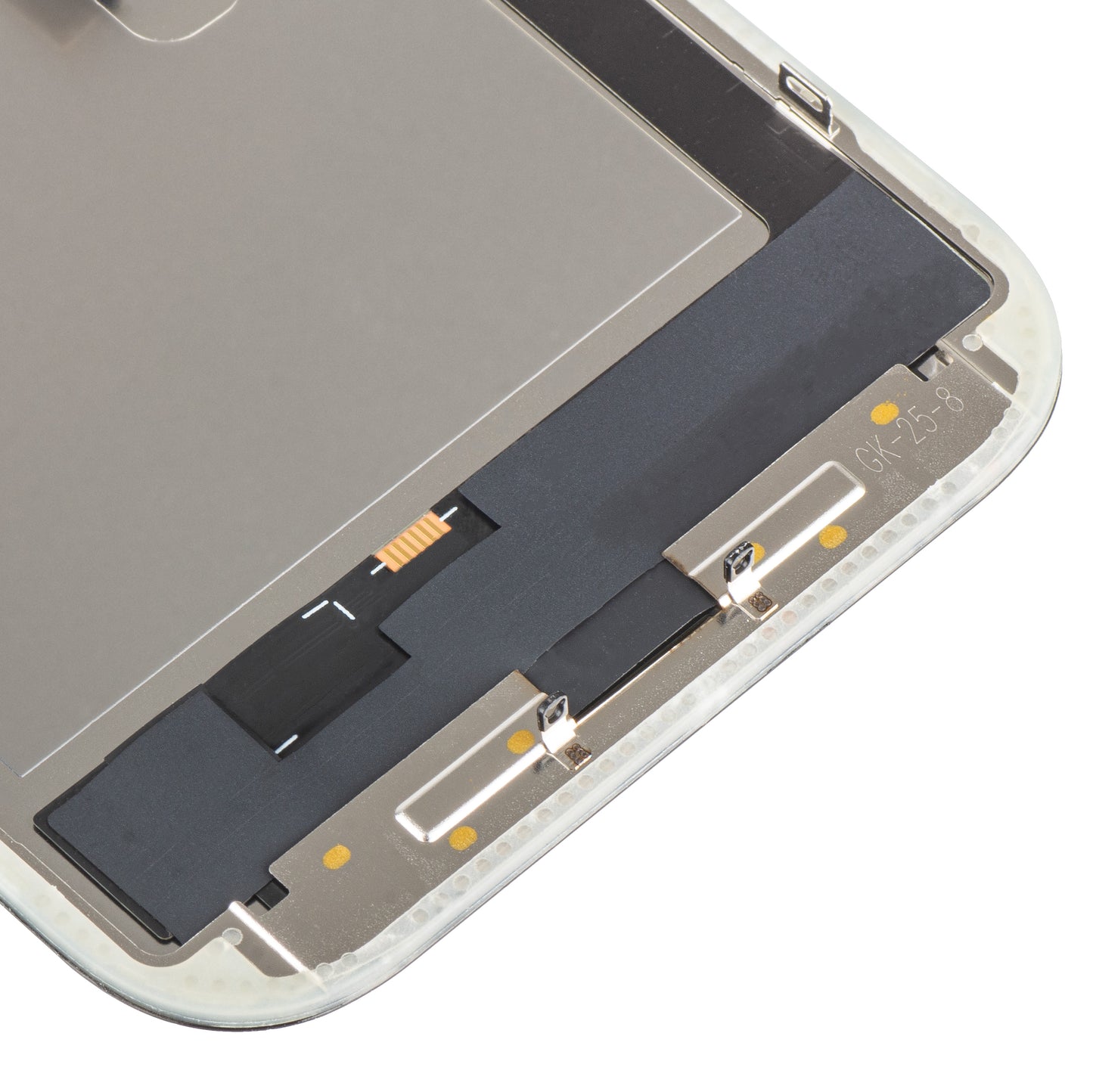 Écran tactile MP compatible avec Apple iPhone 16 Pro, avec Cadre, Version OLED FHD IC Movable, Noir