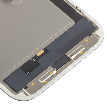 Écran tactile MP compatible avec Apple iPhone 16 Pro, avec Cadre, Version OLED FHD IC Movable, Noir