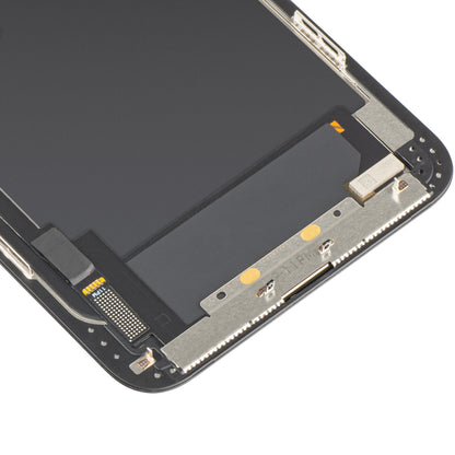 Écran tactile MP compatible avec Apple iPhone 11 Pro Max, avec cadre, version OLED FHD IC mobile, noir