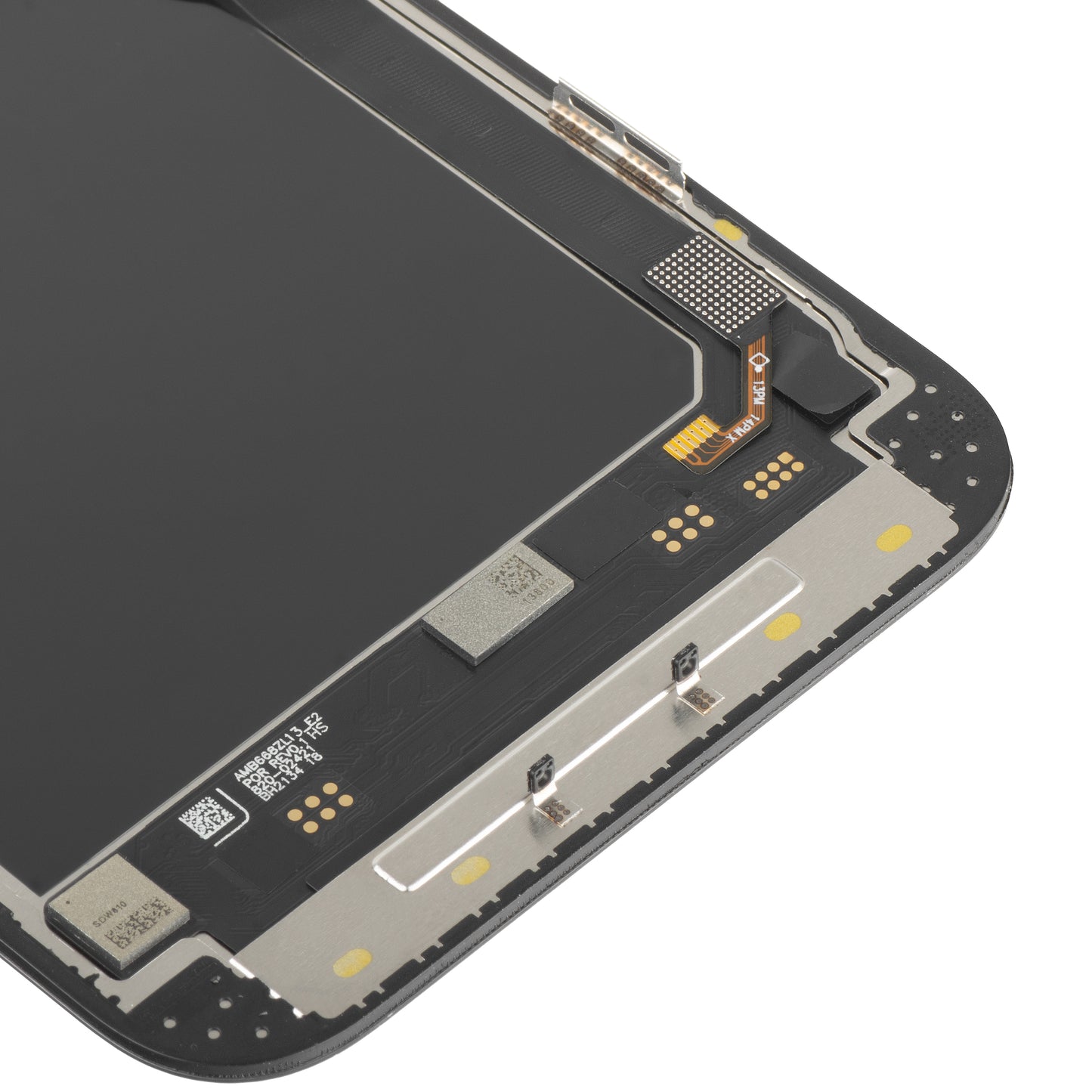 Écran tactile MP compatible avec Apple iPhone 13 Pro Max, avec cadre, Version Soft OLED IC Movable 120Hz FHD, Noir