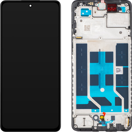 Écran tactile OnePlus Nord CE4 Lite avec cadre, noir, Service Pack 621029000221