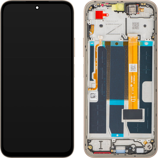 Écran tactile Oppo A6 4G, avec cadre, Doré (Aurora Gold), Service Pack 621029000744