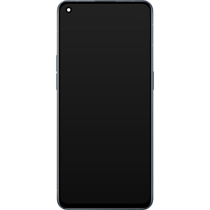 Écran tactile Oppo Reno6 5G, avec cadre, noir (Stellar Black), Service Pack 4907749