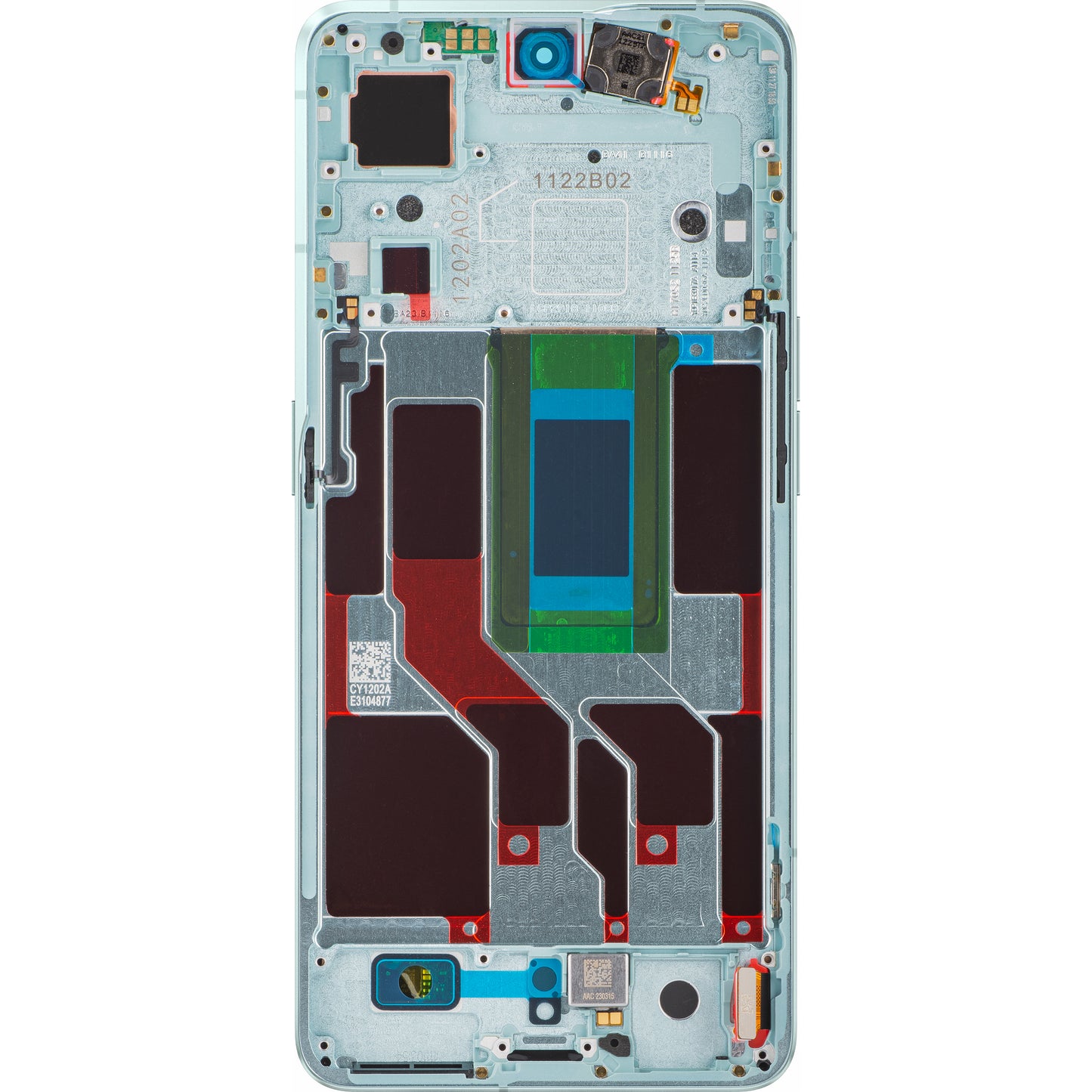 Écran tactile Oppo Reno8 Pro+ / Reno8 Pro, avec cadre, vert, échange 4130264