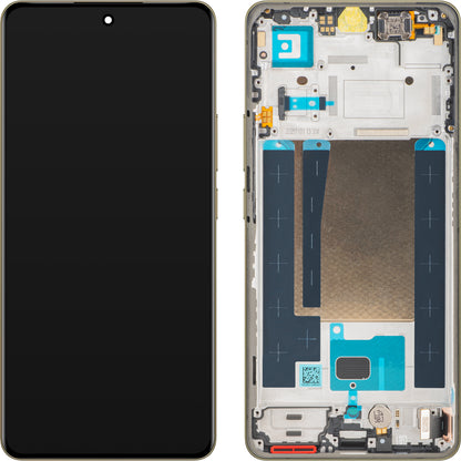 Écran tactile Realme 16 Pro+ avec cadre, doré, pack de service 621029000806