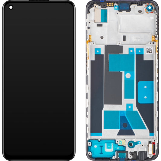 Écran tactile Realme 9, avec cadre, noir, échange 4130176