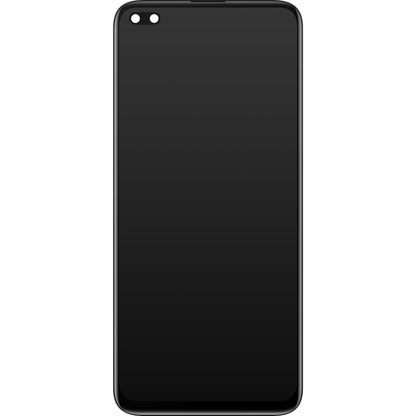 Écran tactile Realme 6 Pro, avec cadre, noir, Service Pack 4903696