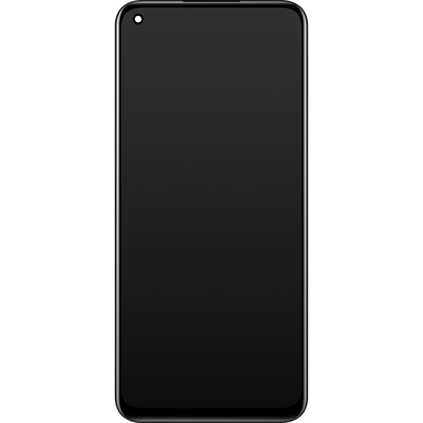 Écran tactile Realme 8, avec cadre, noir, Service Pack 4906919