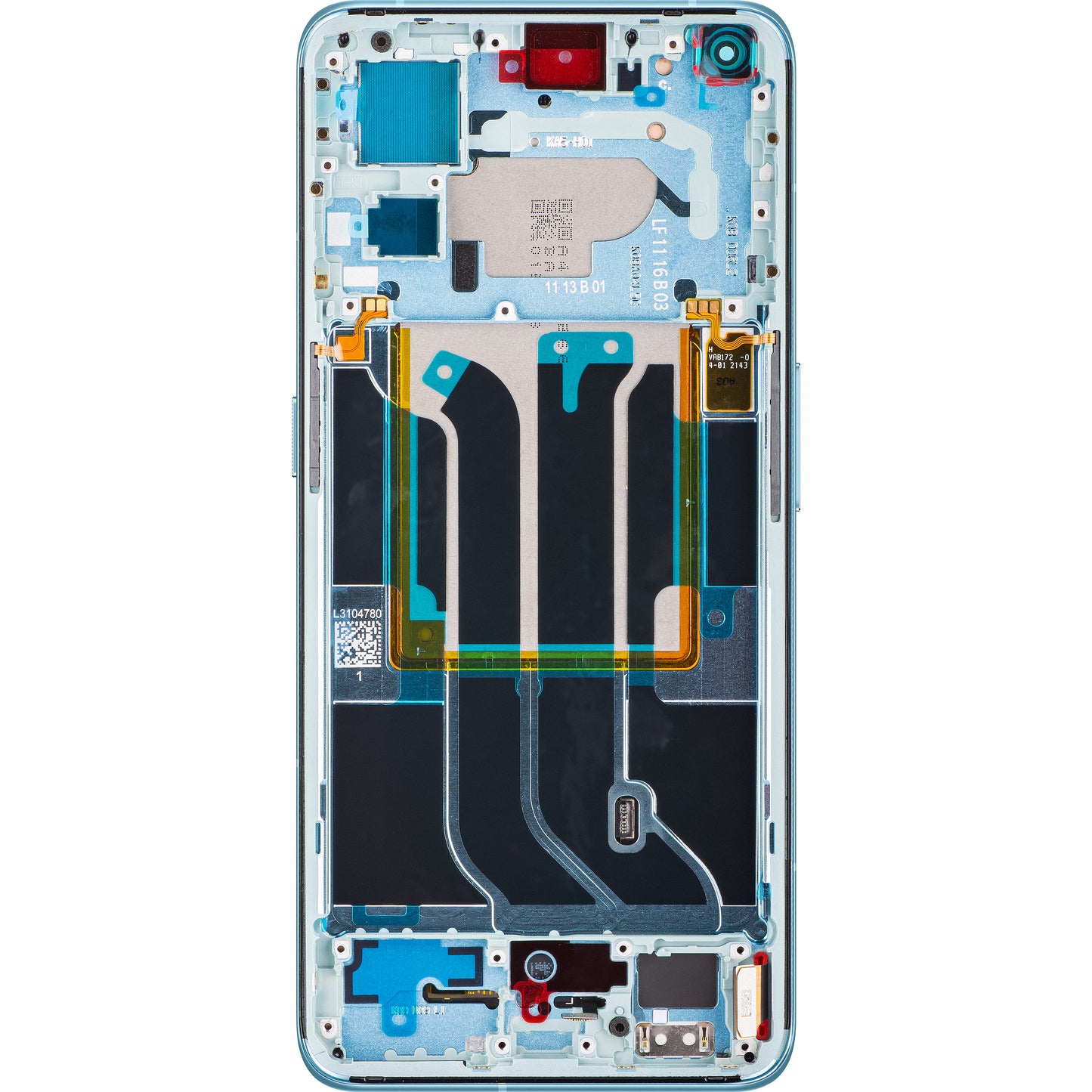 Realme GT2 Pro Écran tactile avec cadre, bleu titane, Service Pack 4909406