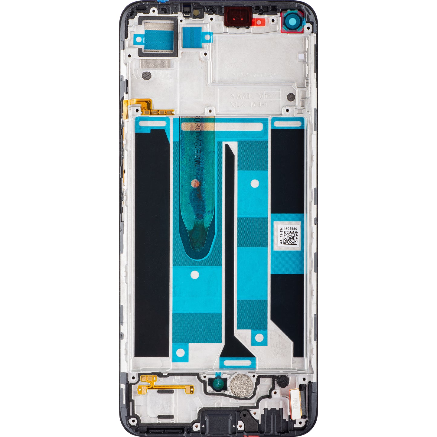 Écran tactile Realme 8, avec cadre, noir, échange 4906919