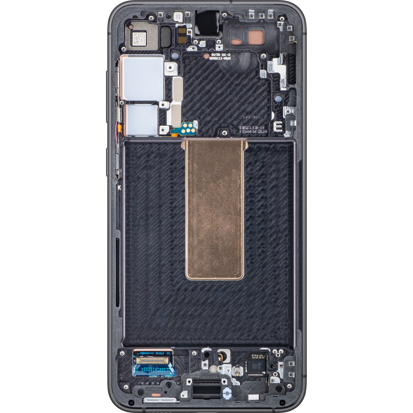 Écran tactile Samsung Galaxy S23+ S916, avec cadre, noir (noir fantôme), Service Pack GH82-30476A