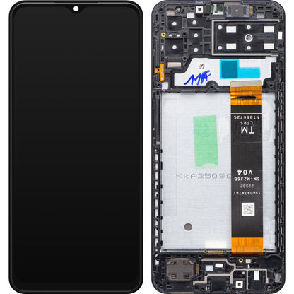 Écran tactile Samsung Galaxy A13 A135, avec cadre, noir, reconditionné GH82-28508A