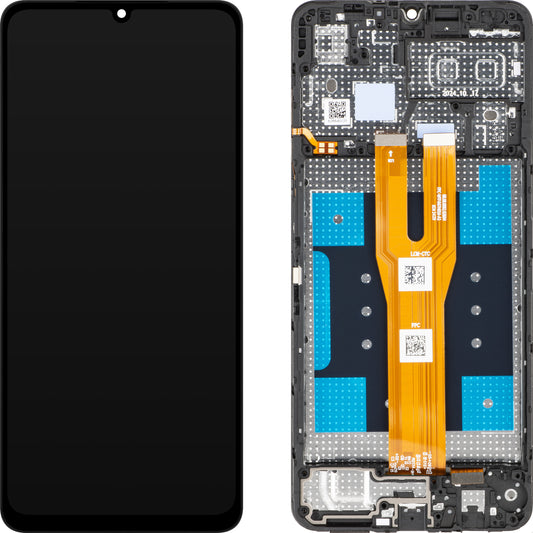 Écran tactile avec cadre pour Samsung Galaxy A06 A065, noir, pack service GH81-26440A