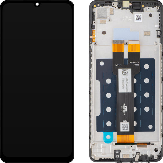 Écran avec écran tactile Samsung Galaxy A07, avec cadre, noir, pack de service GH81-28713A