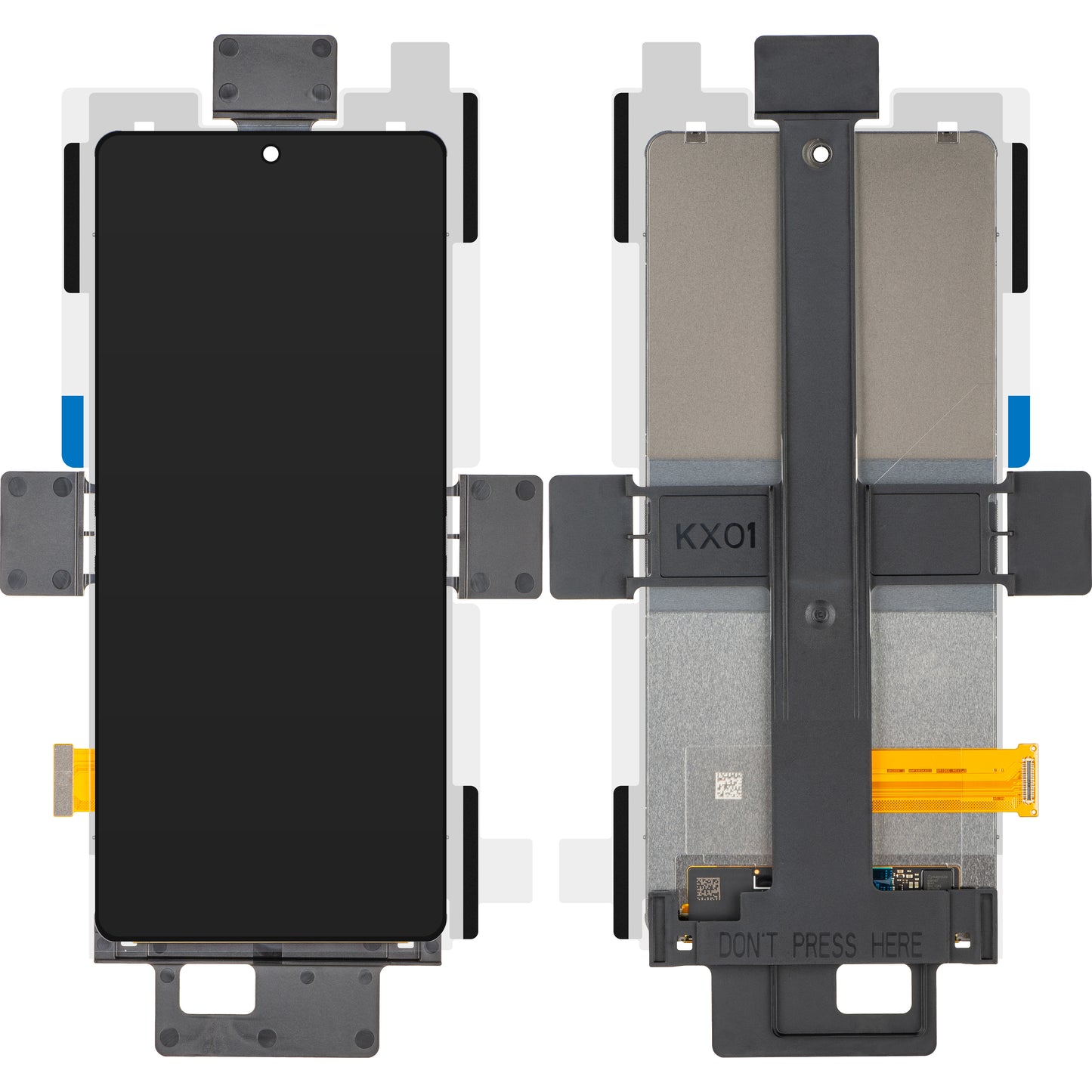 Écran tactile Samsung Galaxy Z Flip8 F776 / Z Flip7 F766, Sous Inner, Service Pack GH82-37578A