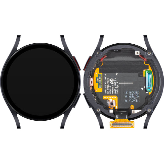 Écran tactile Samsung Galaxy Watch6 40mm, avec cadre, version LTE, gris, Service Pack GH97-28836A