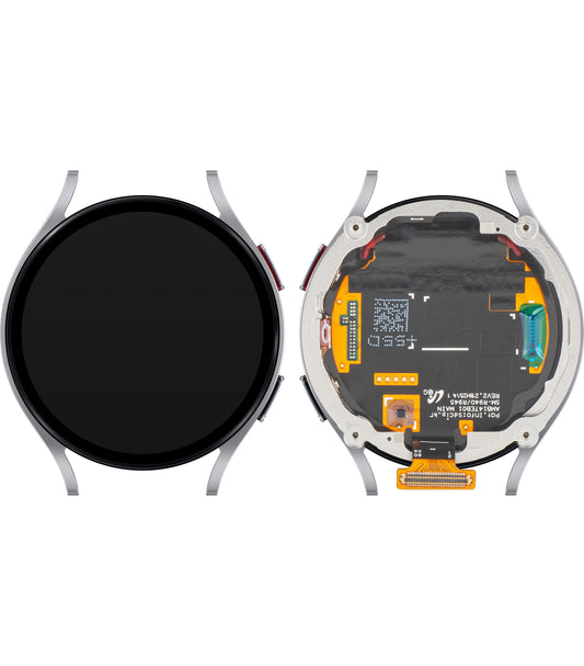Écran tactile Samsung Galaxy Watch6 44mm, avec cadre, version BT, argent, pack de service GH97-28837C
