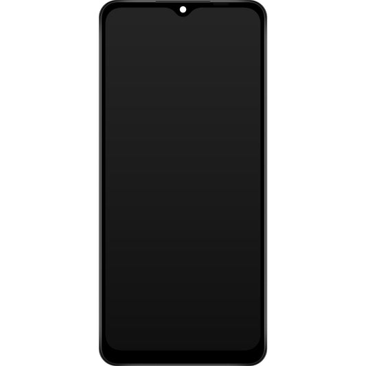Écran tactile Samsung Galaxy A12 Nacho A127, avec cadre, noir, reconditionné GH82-26486A