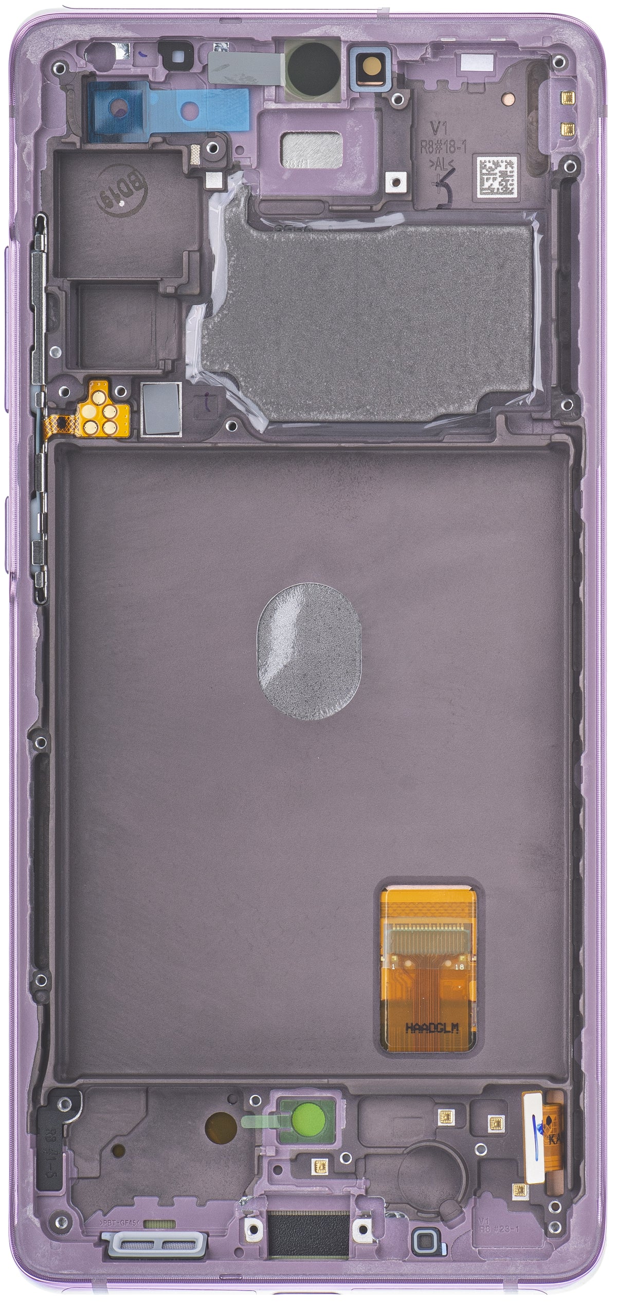 Écran avec écran tactile Samsung Galaxy S20 FE G780, avec cadre, violet, Swap GH82-24219C