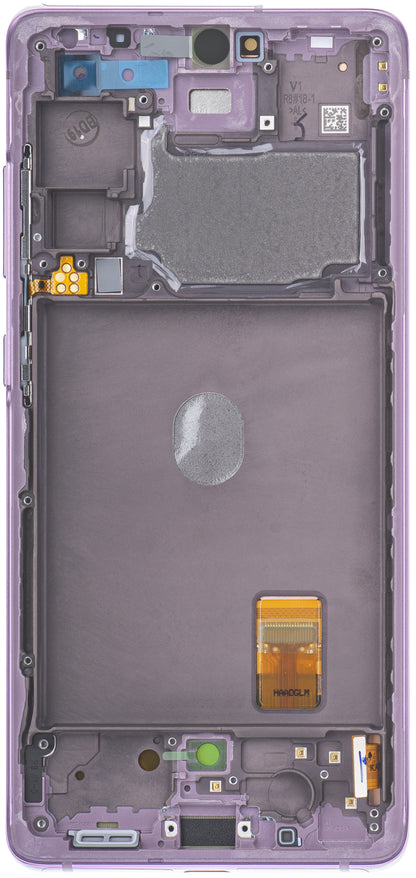Écran avec écran tactile Samsung Galaxy S20 FE G780, avec cadre, violet, Swap GH82-24219C