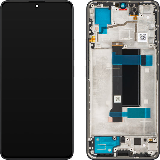 Écran tactile Xiaomi Poco X6 avec cadre, noir, Service Pack 560003N16P00