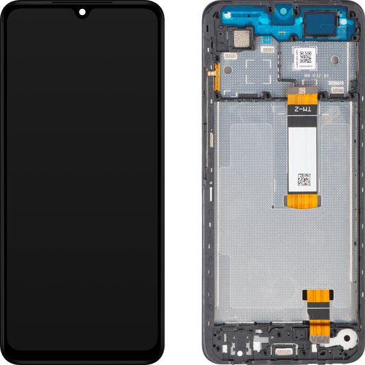 Écran avec Touchscreen Xiaomi Poco C71 / Redmi A5 4G, avec Cadre, Version Long Flex, Noir, Service Pack 56000100C3Z00