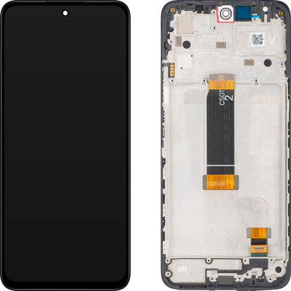 Écran tactile Xiaomi Redmi 12 5G, avec cadre, Noir, Service Pack 5600180M1900
