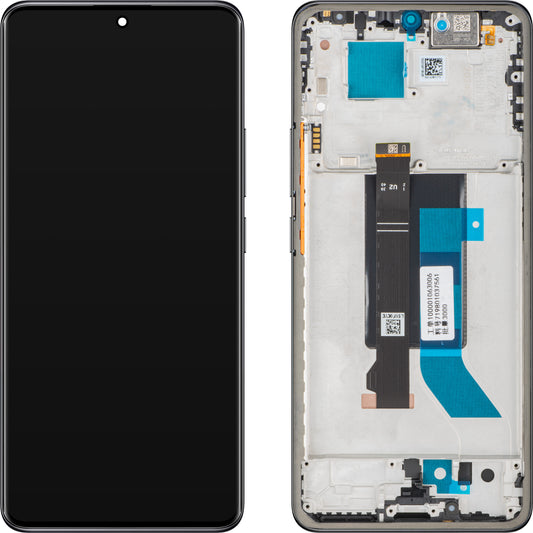 Xiaomi Redmi Note 14 Pro 5G Display with Touchscreen, with Frame, Black (Midnight Black), Swap 56002300O1600