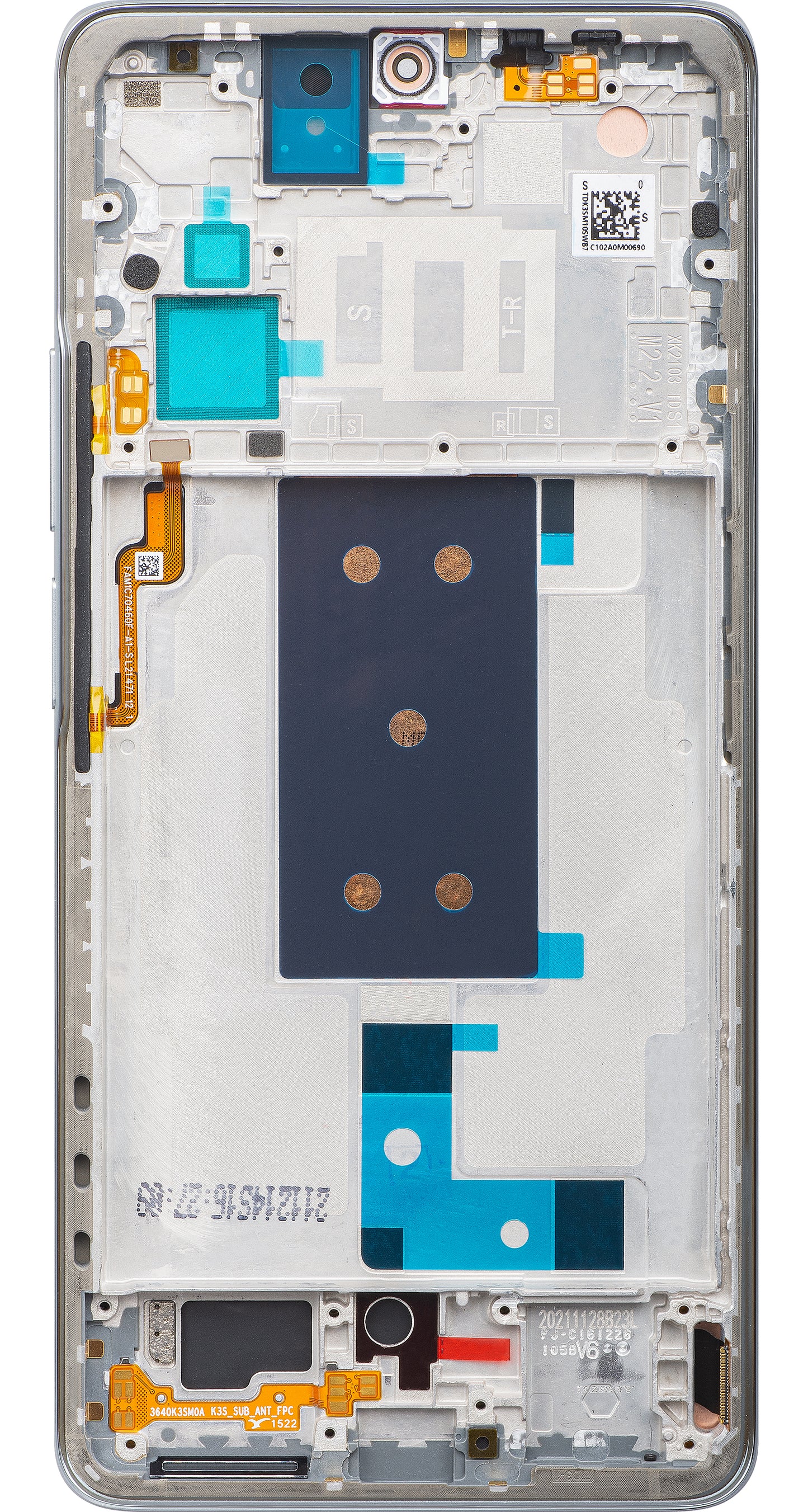 Écran tactile Xiaomi 11T, avec cadre, gris (Meteorite Gray), Swap 560004K11R00