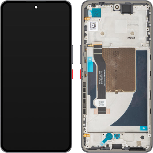 Écran avec écran tactile ZTE nubia Neo 3 GT, avec cadre, noir, Service Pack 123448601195