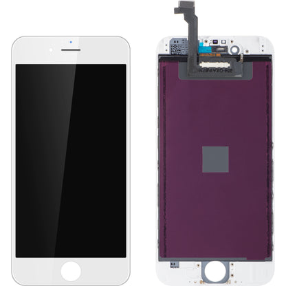 ZY Écran tactile pour Apple iPhone 6, avec cadre, Premium Plus, blanc 