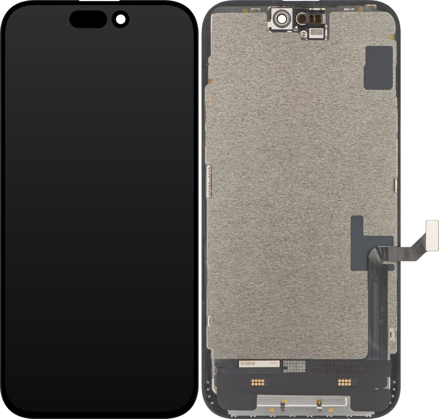 ZY Écran tactile pour Apple iPhone 15 Plus, avec cadre, version In-Cell LCD, noir 