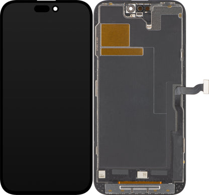 ZY Écran tactile pour Apple iPhone 14 Pro Max, avec cadre, In-Cell IC Movable LCD Version, noir 