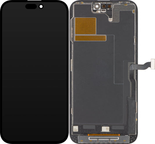 ZY Écran tactile pour Apple iPhone 14 Pro Max, avec cadre, In-Cell IC Movable LCD Version, noir 