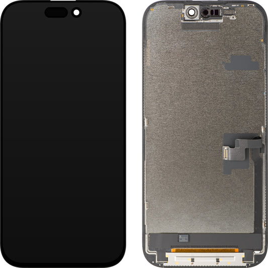 Écran tactile ZY pour Apple iPhone 16 Pro, avec cadre, Version LCD In-Cell IC Movable, Noir