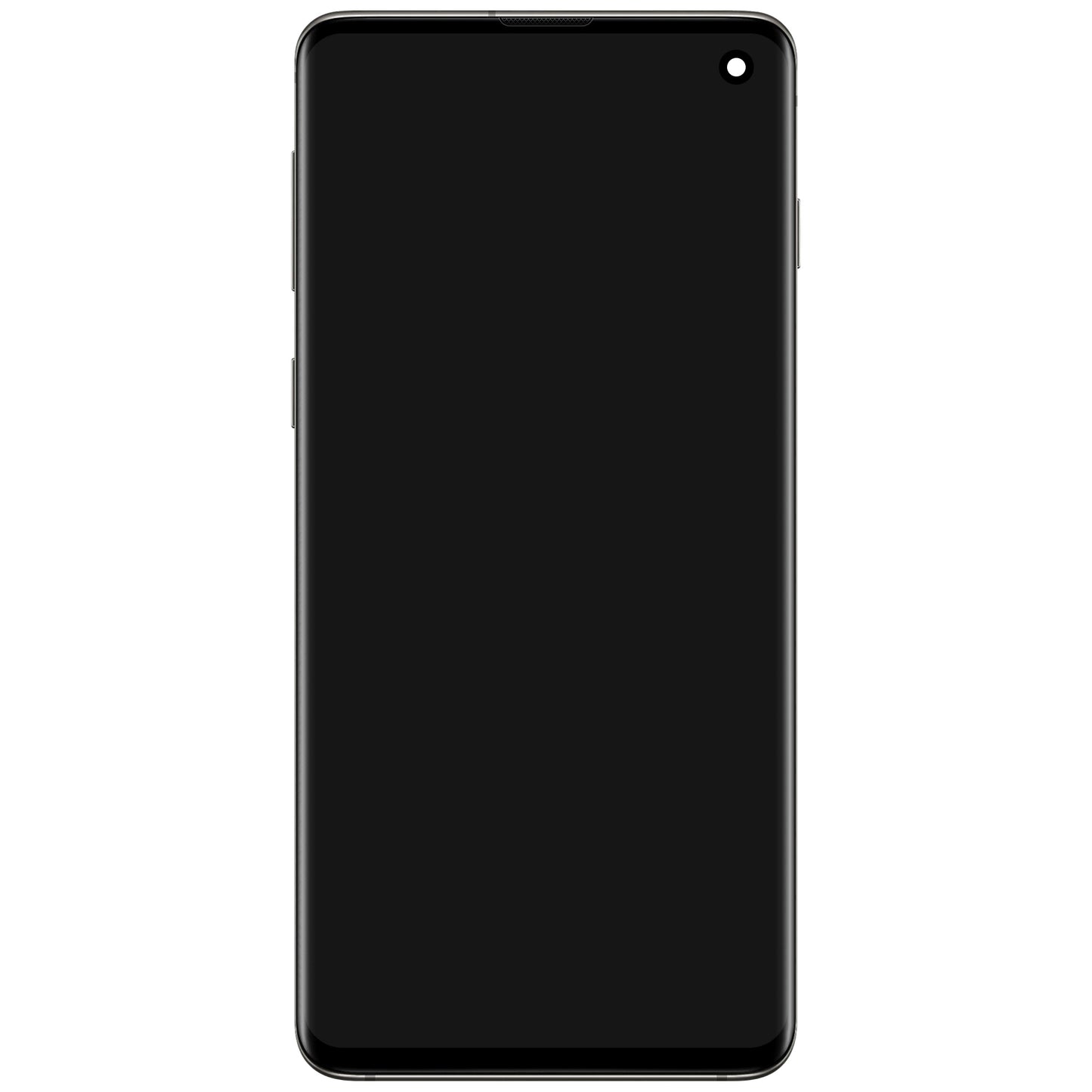 Samsung Galaxy Galaxy S10 G973 Écran tactile avec cadre, noir prisme, Service Pack GH82-18850A