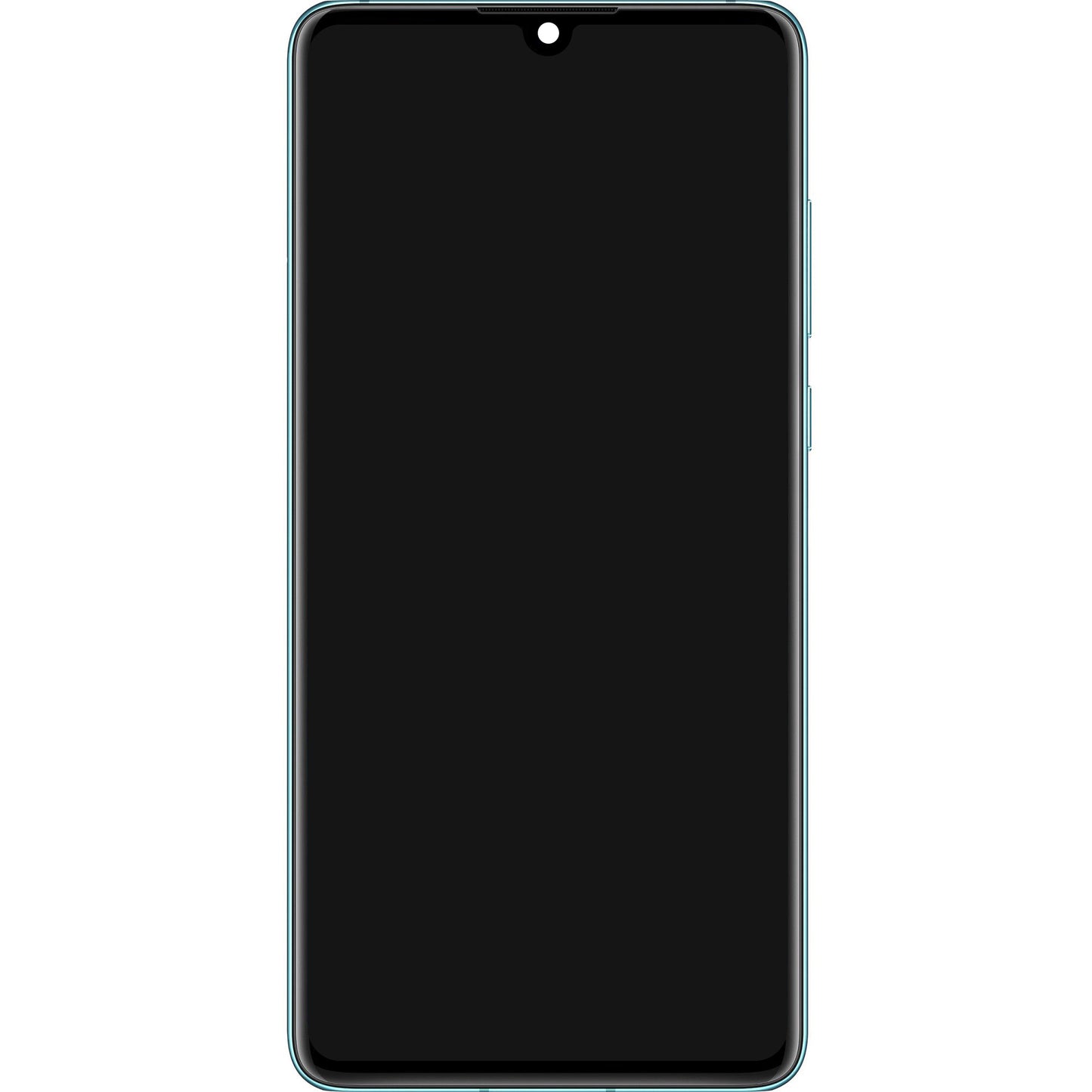 Écran tactile Huawei P30, avec cadre et batterie, bleu (Breathing Crystal), Service Pack 02354HMF