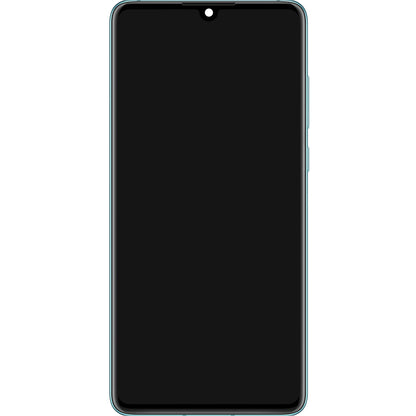 Écran tactile Huawei P30, avec cadre et batterie, bleu (Breathing Crystal), Service Pack 02354HMF