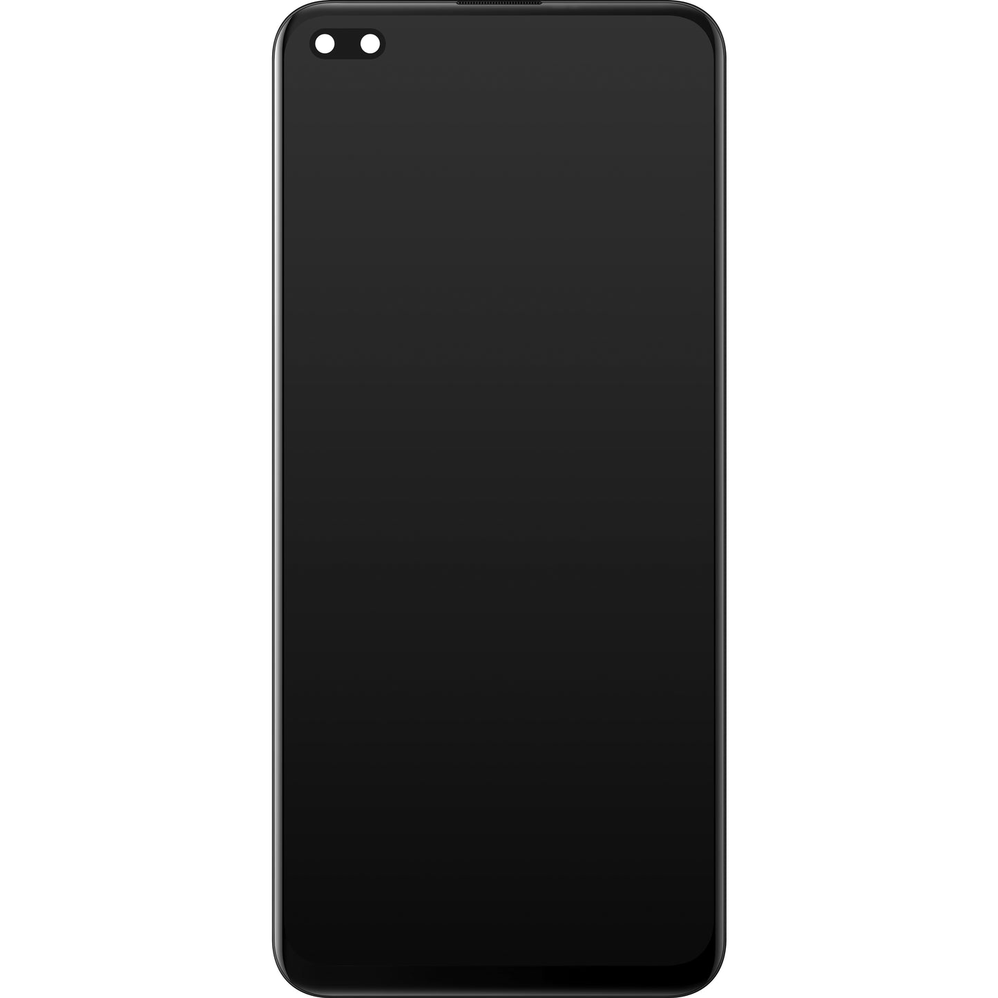 Écran tactile Oppo Reno4 Z 5G / A92s, avec cadre, noir, Service Pack 4904261