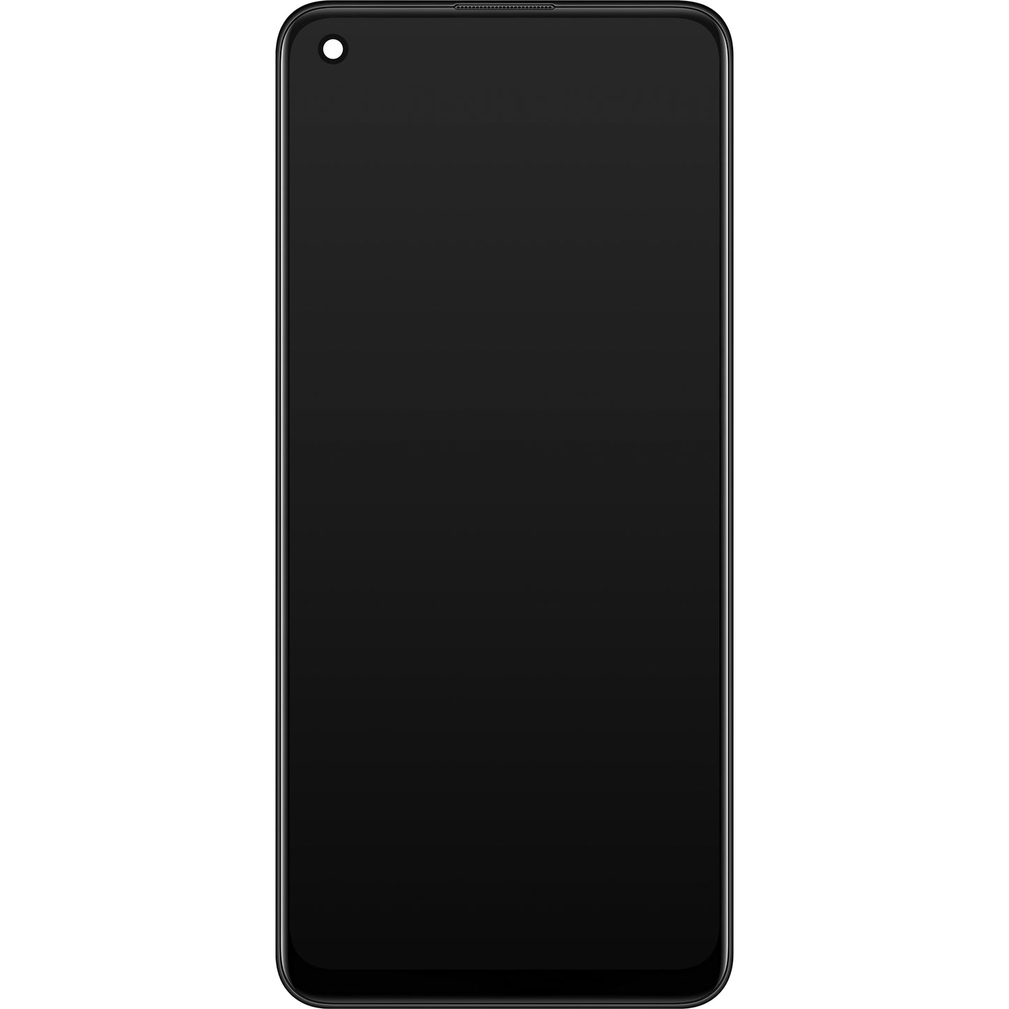 Oppo F19 / A74 Écran tactile avec cadre, noir, Service Pack 4907039