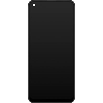 Oppo F19 / A74 Écran tactile avec cadre, noir, Service Pack 4907039