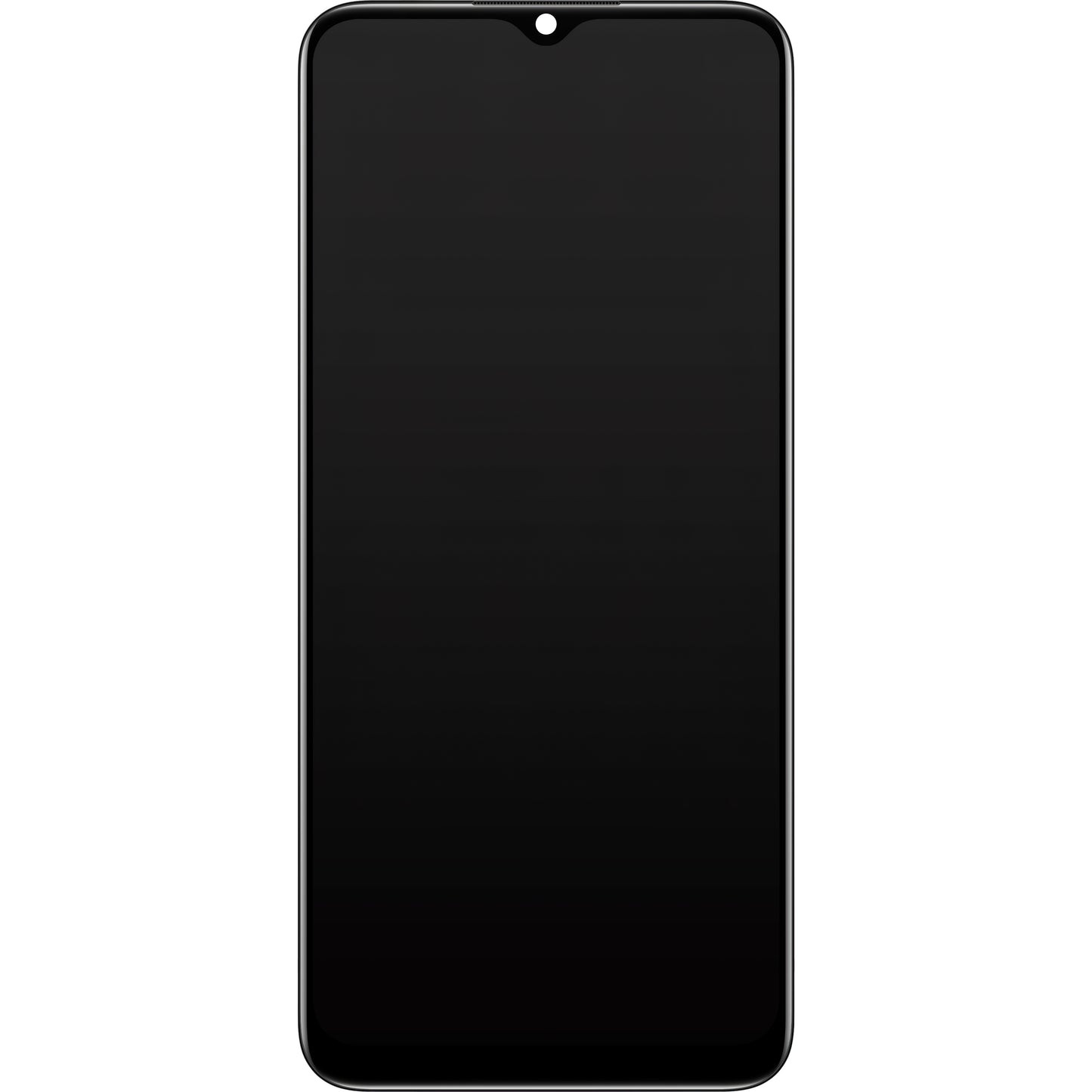 Écran tactile Oppo A16s / A16, avec cadre, noir, Service Pack 4908018