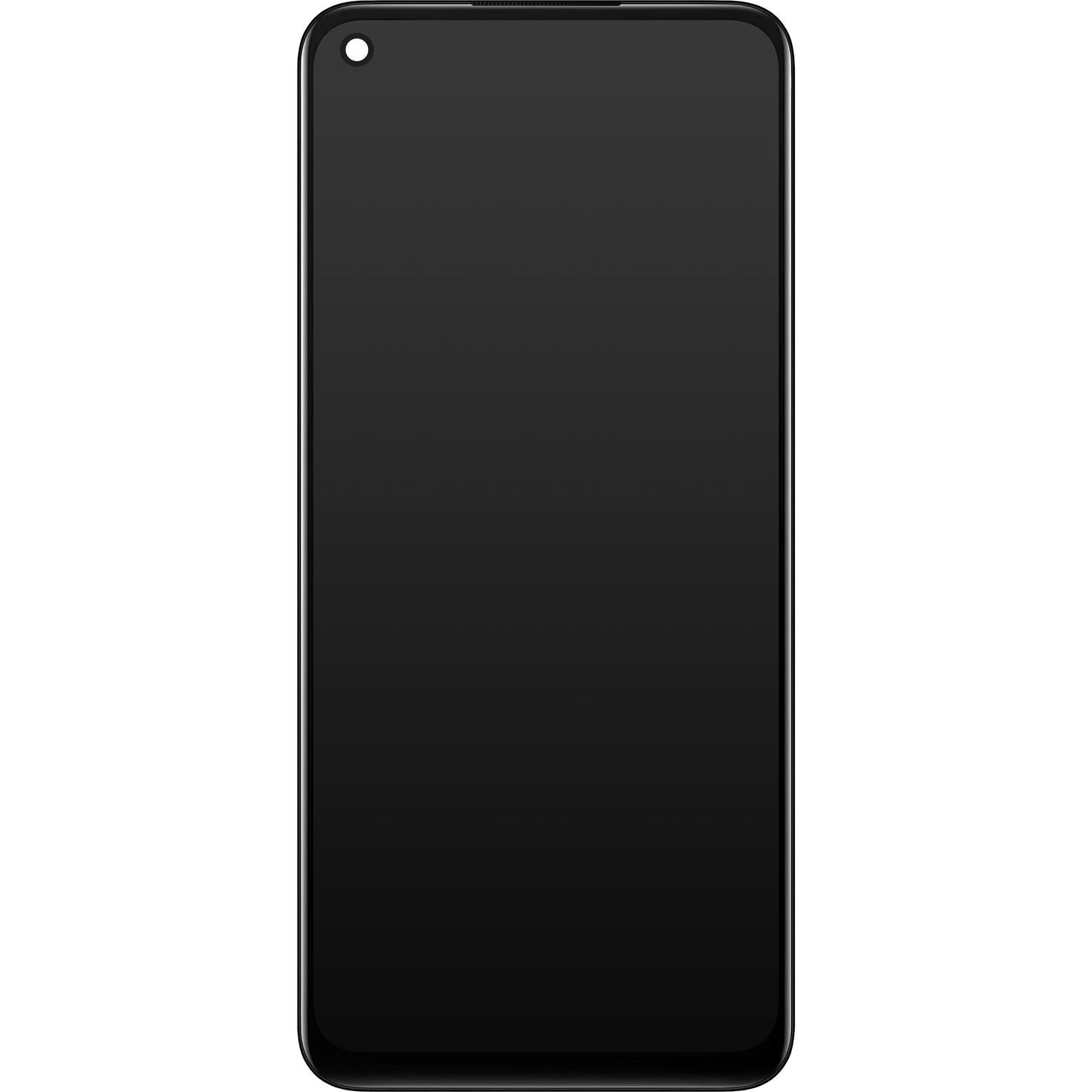 Écran tactile Oppo A73 5G / A72 5G, avec cadre, noir, Service Pack 4904890