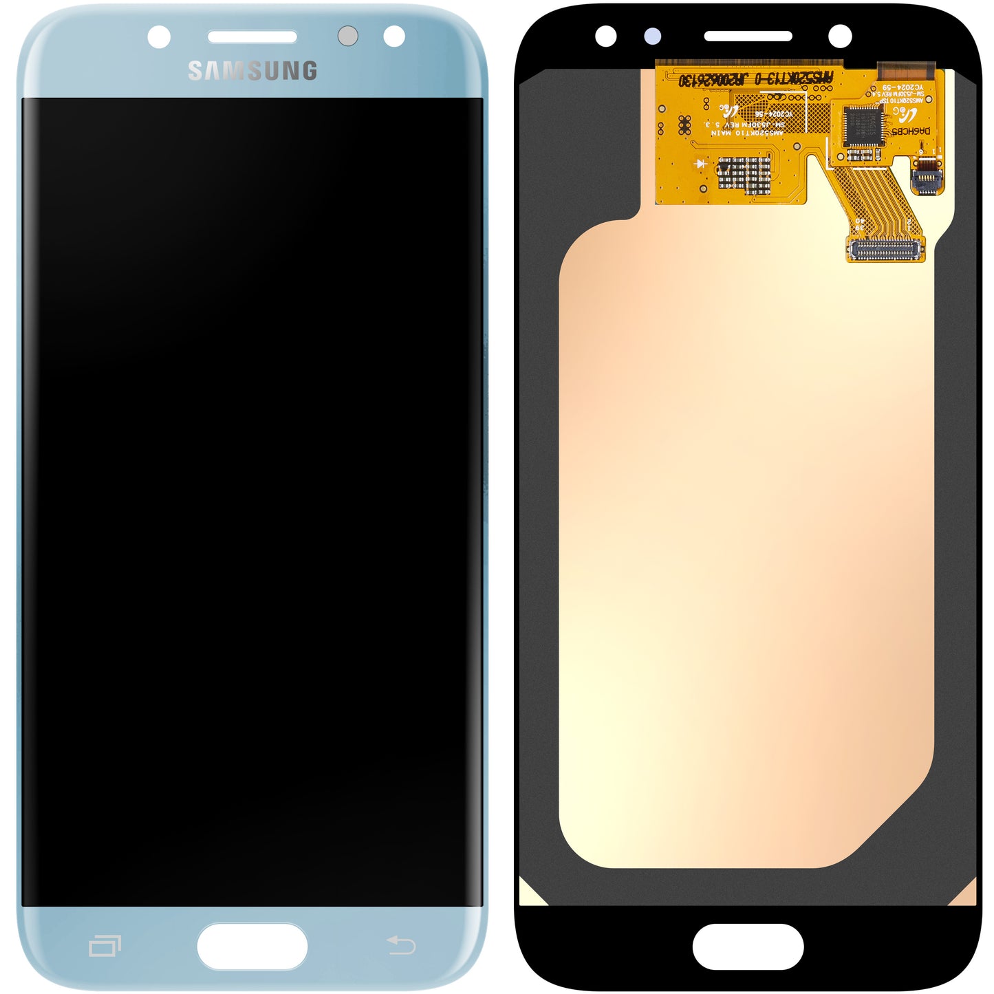 Écran tactile Samsung Galaxy J5 (2017) J530, bleu Service Pack GH97-20738B