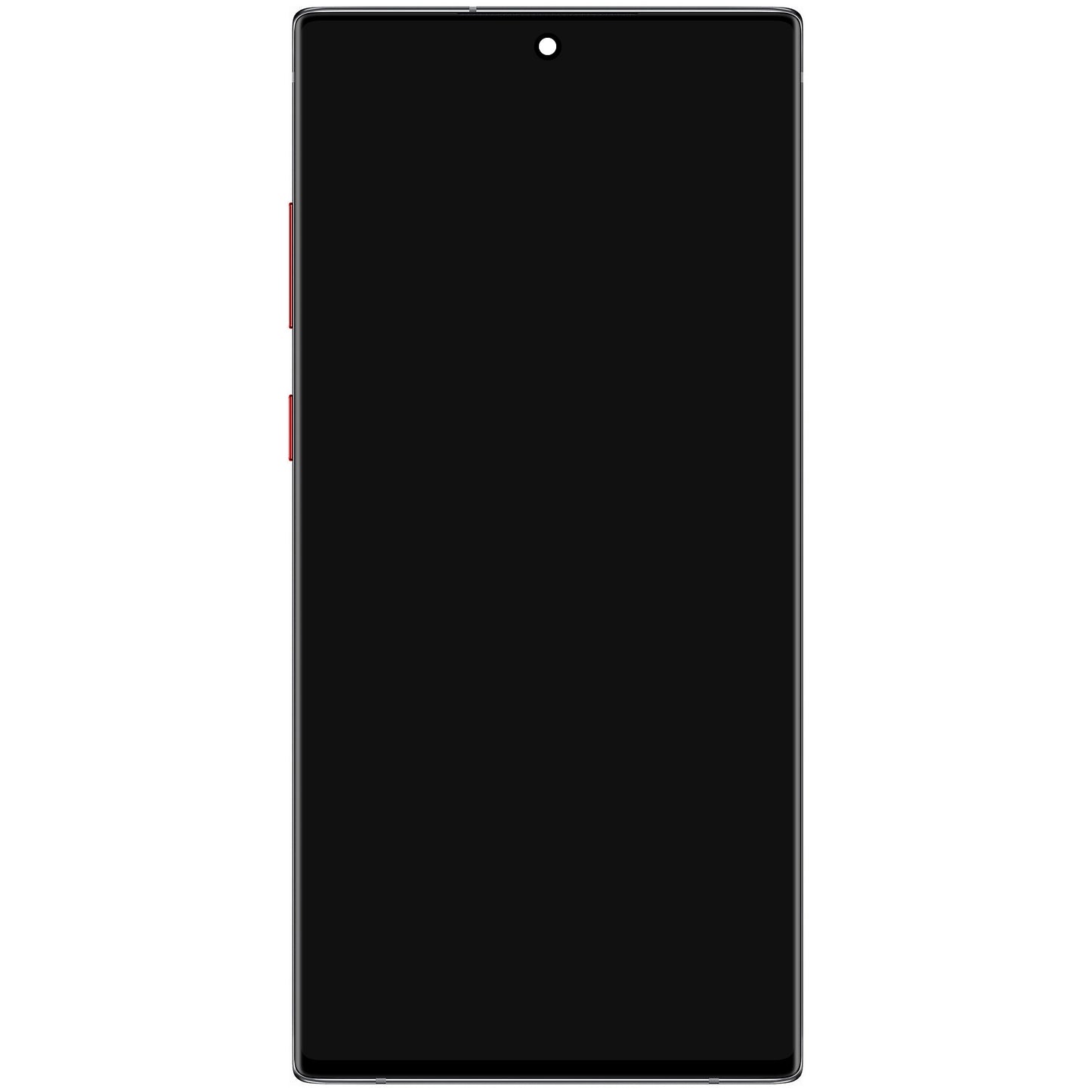 Écran tactile Samsung Galaxy Note 10+ 5G N976 / Note 10+ N975, avec cadre, noir (Aura Black Star Wars), Service Pack GH82-21620A