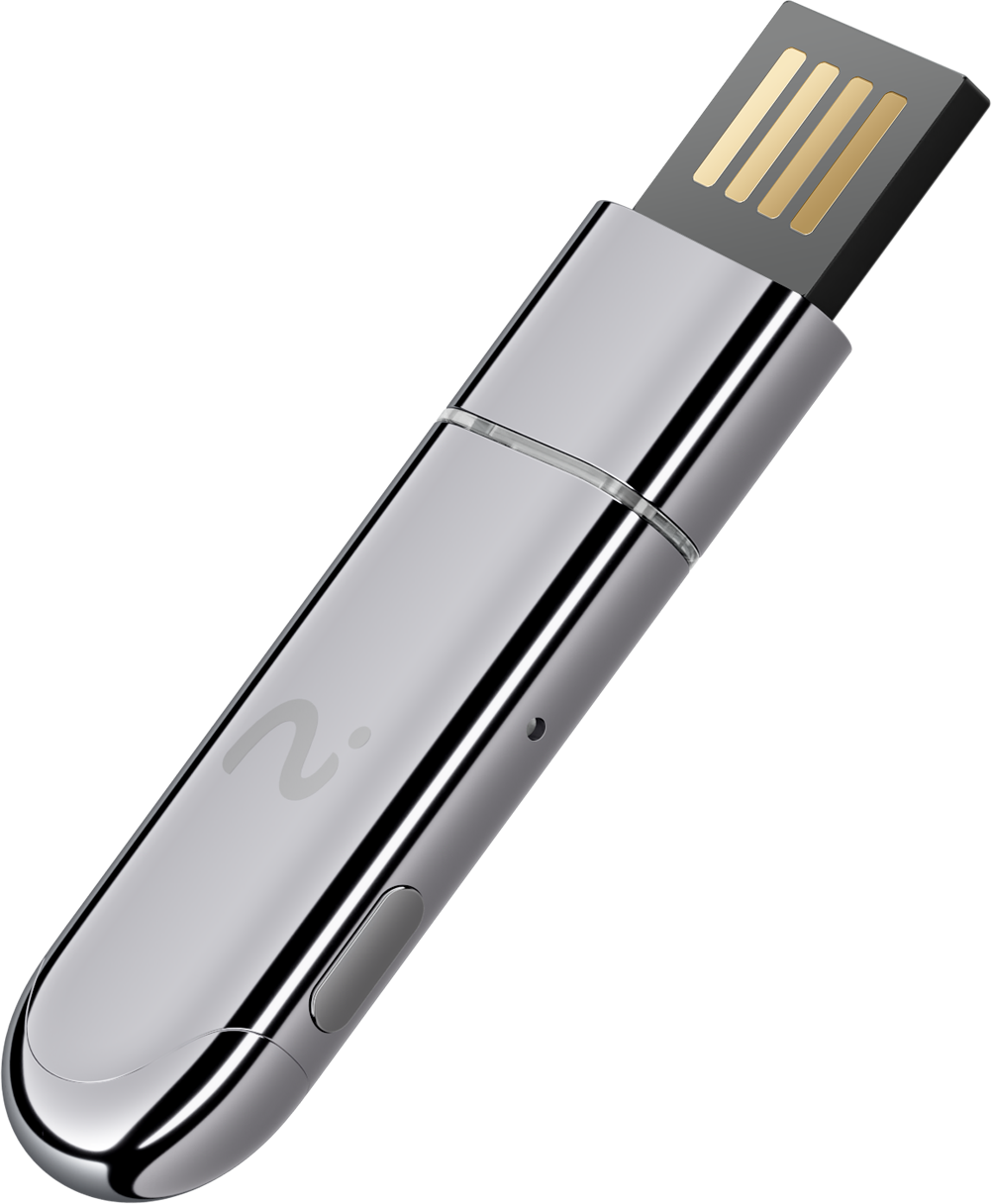 Dongle d'enregistrement / Dictaphone Viaim NoteKit AI, USB-C / USB-A, Gris